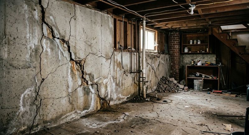 Basement Crack Repair in New Milford, CT