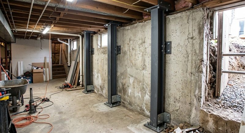 Basement Stabilization in New Milford, CT