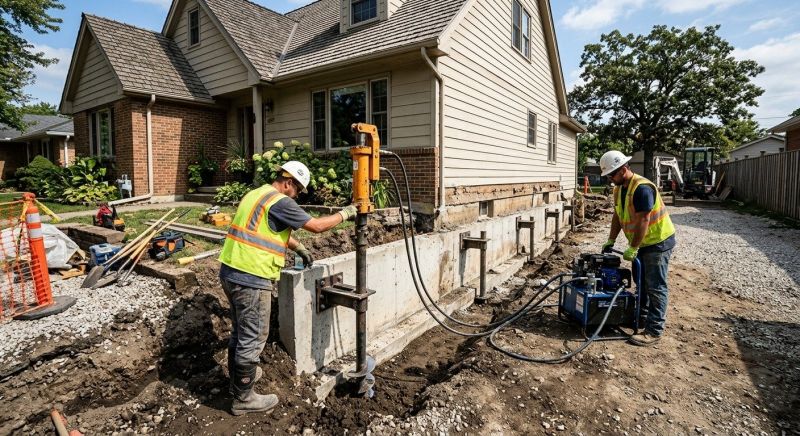 Basement Stabilization in New Milford, CT