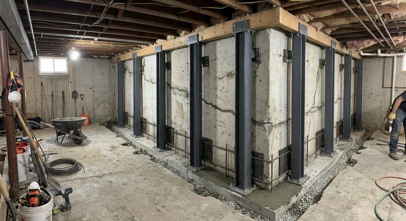Basement Underpinning in New Milford, CT