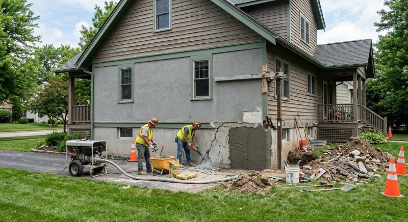 Building Foundation Repair in New Fairfield, CT