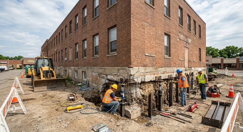 Commercial Foundation Repair in New Milford, CT