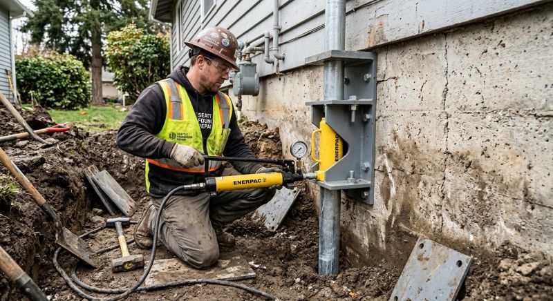 Concrete Foundation Leveling in Sandy Hook, CT