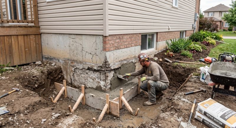 Concrete Foundation Repair in Derby, CT
