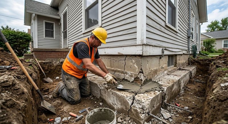 Concrete Foundation Repair in South Kent, CT