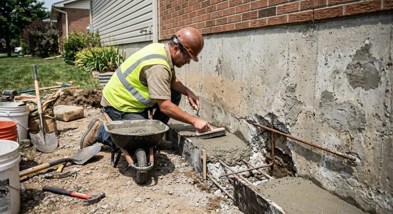 Concrete Foundation Repair in Wappingers Falls, NY