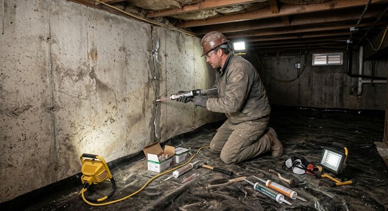 Cracked Foundation Repair in Lagrangeville, NY