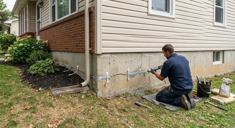 Cracked Foundation Repair in Pleasant Valley, NY