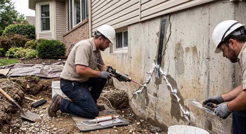 Cracked Foundation Repair in South Salem, NY