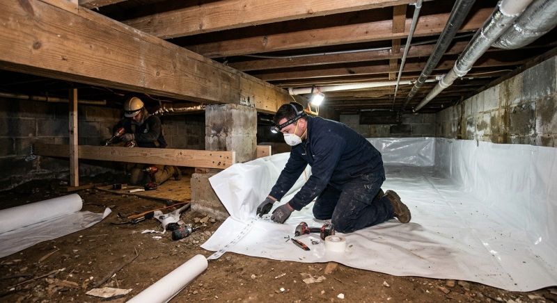 Crawl Space Leveling in New Milford, CT