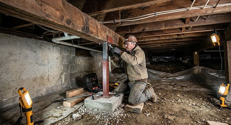 Crawlspace Foundation Repair in Bethlehem, CT