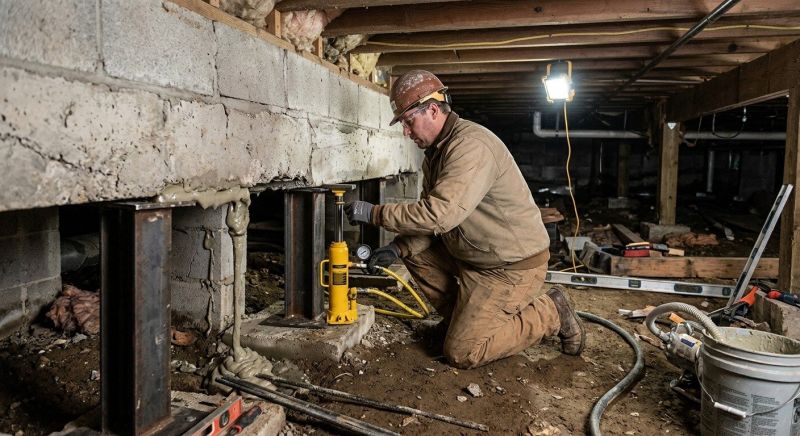 Crawlspace Foundation Repair in Harwinton, CT