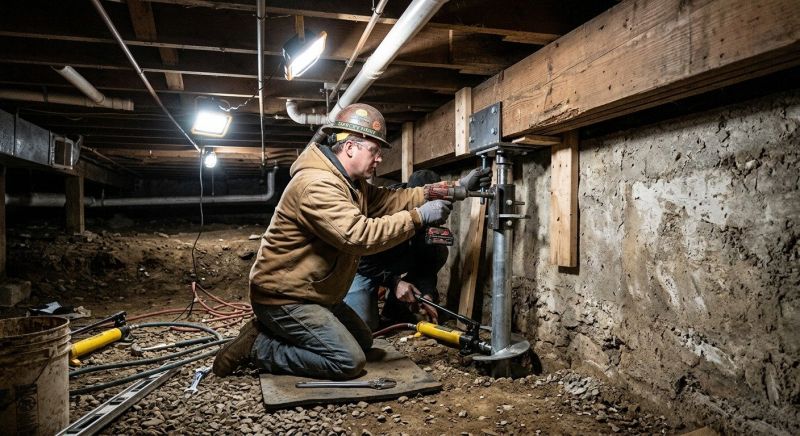 Crawlspace Foundation Repair in Oxford, CT
