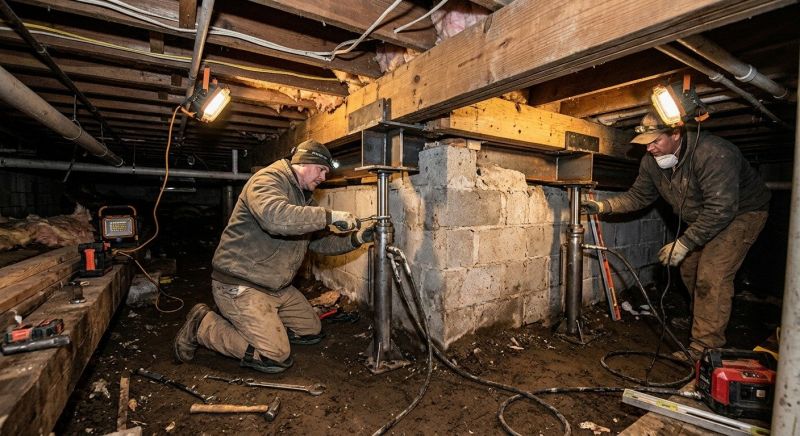 Deep Foundation Repair in New Milford, CT