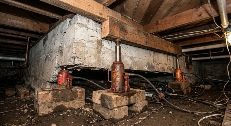 Foundation Jacking in Harwinton, CT