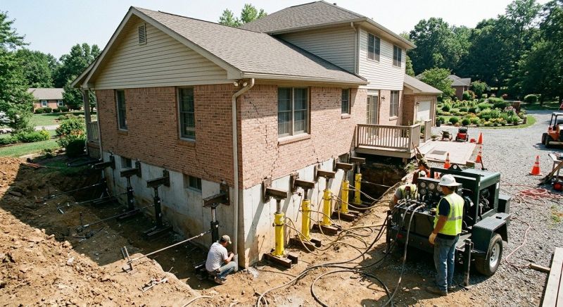 Foundation Jacking in Redding, CT