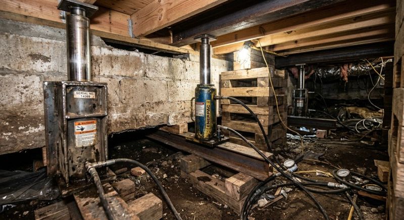 Foundation Jacking in Torrington, CT