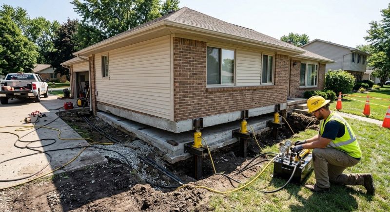 Foundation Lifting in Terryville, CT