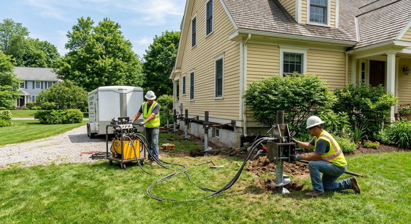 Foundation Lifting in Wappingers Falls, NY