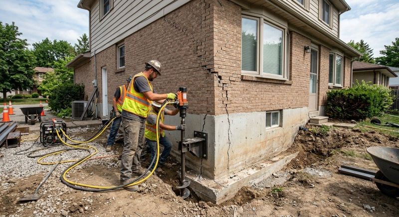 Foundation Lifting in Waterbury, CT