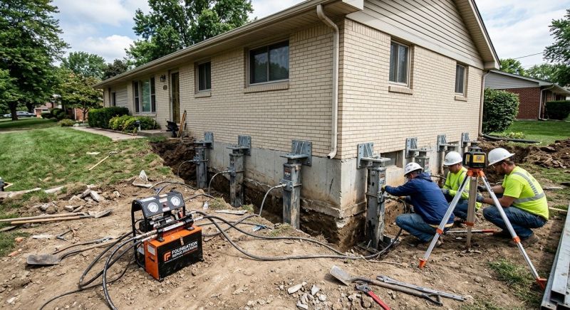 Foundation Pier Leveling in New Milford, CT