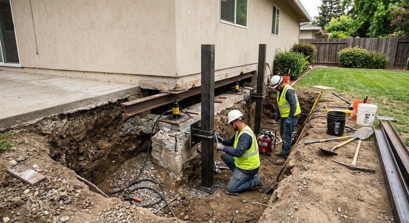 Foundation Pier Repair in New Milford, CT
