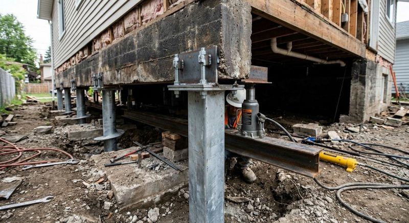 Foundation Raising in Monroe, CT