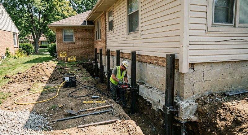 Foundation Renovation in New Milford, CT
