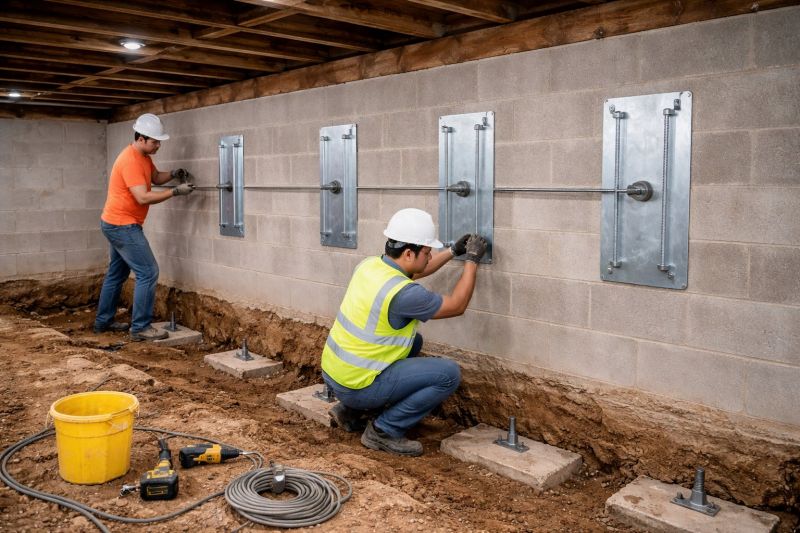 Foundation Stabilizing in Bethany, CT