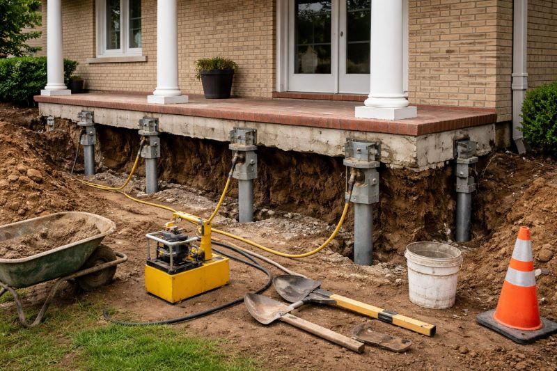 Foundation Stabilizing in Cornwall Bridge, CT