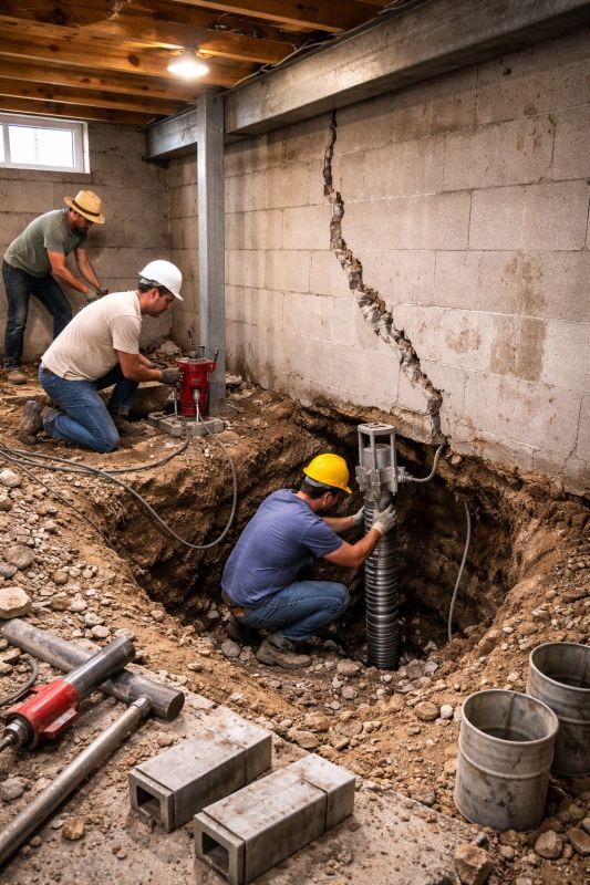 Foundation Structural Repair in New Milford, CT