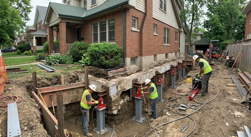 Foundation Underpinning in New Milford, CT