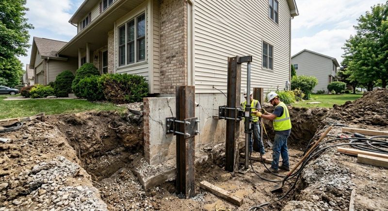 Foundation Underpinning in New Milford, CT