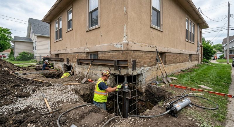 Foundation Underpinning in New Milford, CT