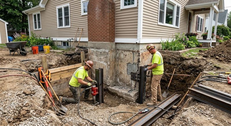 House Foundation Repair in New Milford, CT
