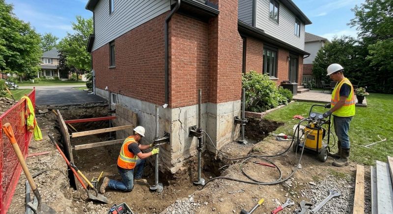 House Underpinning in New Milford, CT