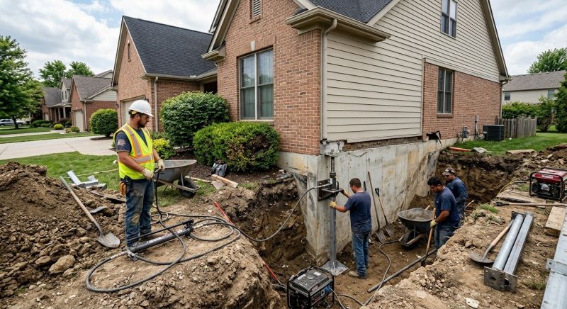 Sinking Foundation Repair in New Milford, CT