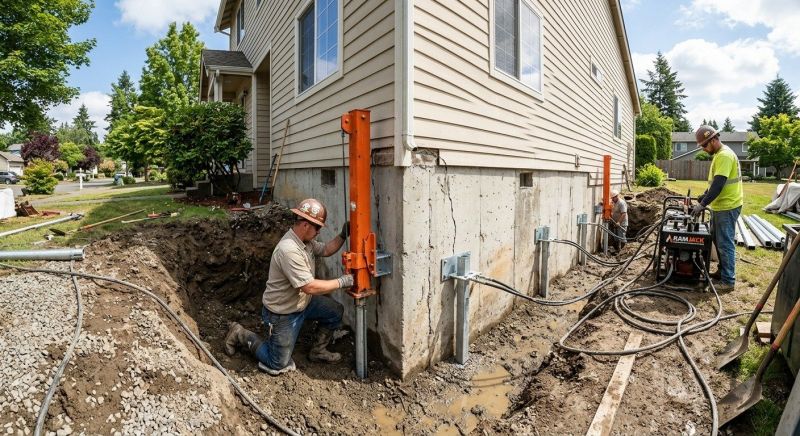 Sinking Foundation Repair in Pleasant Valley, NY