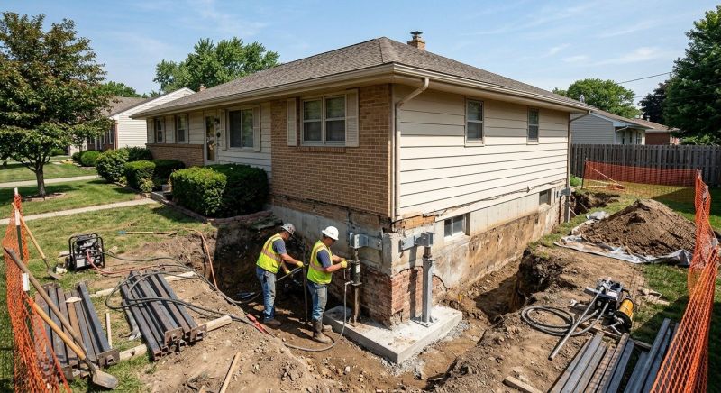 Structural Foundation Repair in Bridgewater, CT