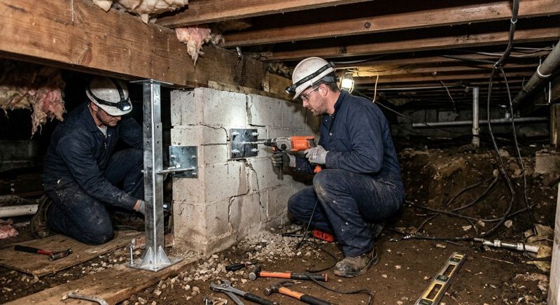 Structural Foundation Repair in Wappingers Falls, NY