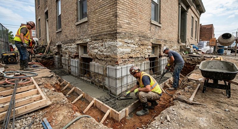 Structural Underpinning in New Milford, CT