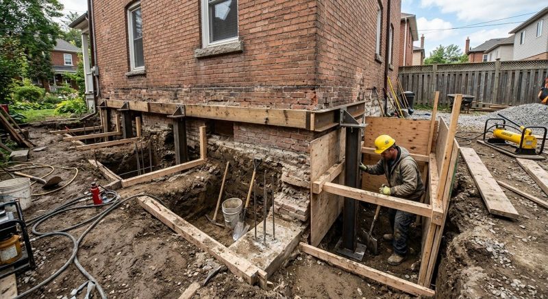 Structural Underpinning in New Milford, CT